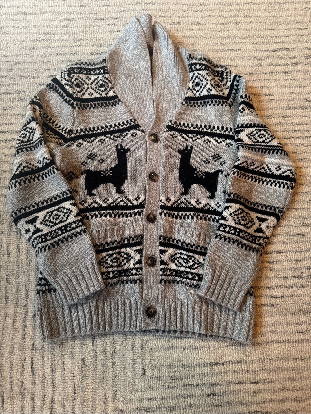 Old Navy Shawl Collar Button-Up Sweater
